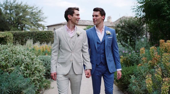 Il same sex wedding di Alexander e Philippe a Borgo Pignano